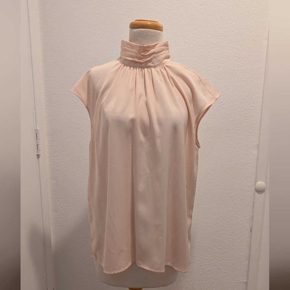 Who What Wear Blush Pink Women's Blouse